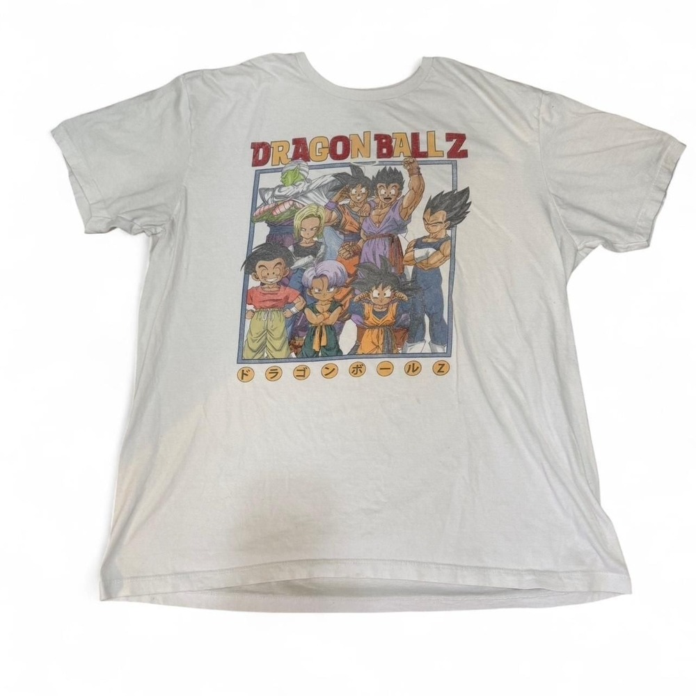 Dragon Ball Z Graphic T-Shirt, Goku & Z Fighters Anime Tee, Size XL
